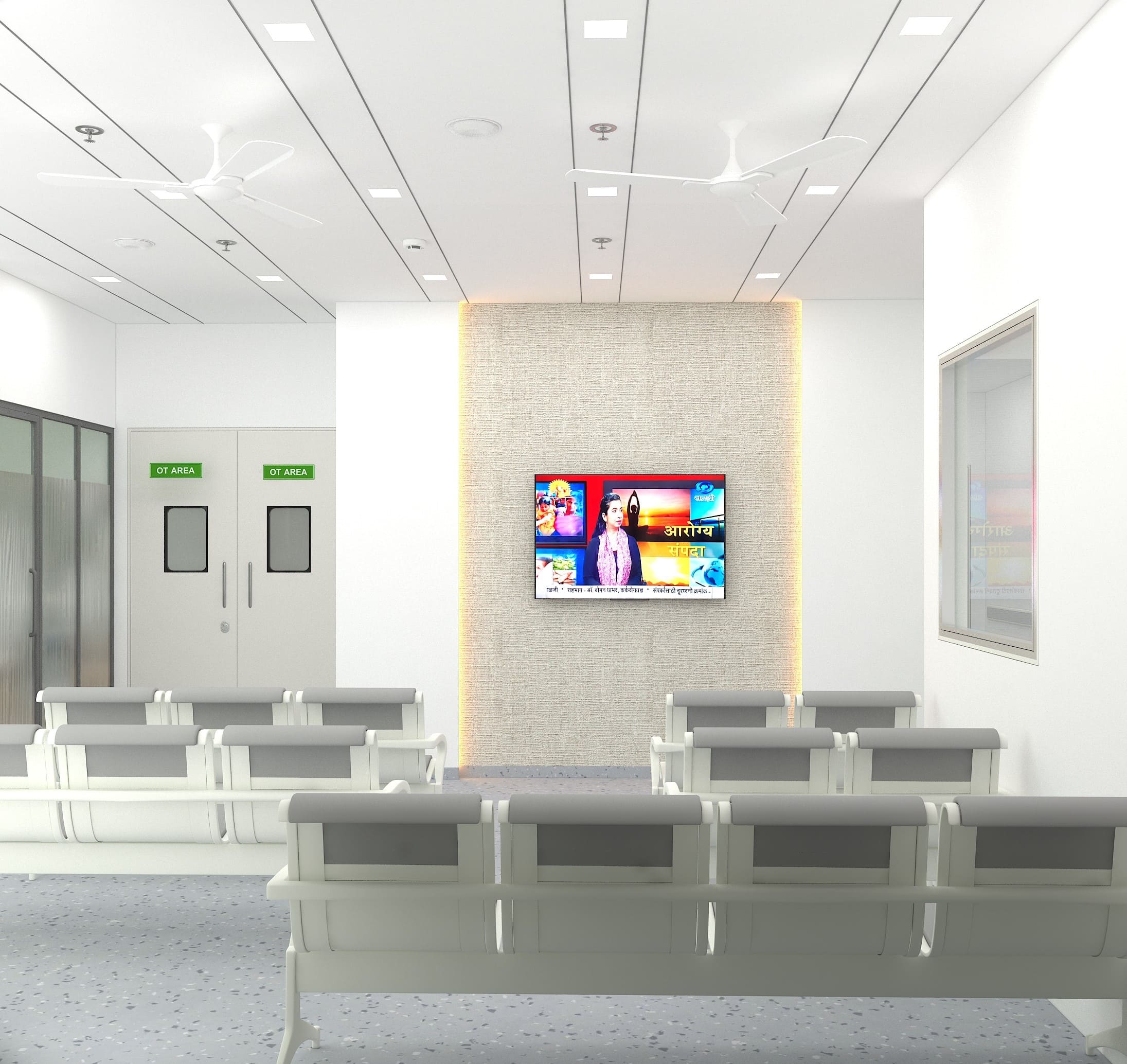 Satalkar Lotus Hospital Interior Project | Trance Interiors Image